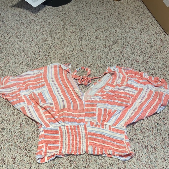 Lovestitch Print Blouse Size Large - Picture 1 of 5